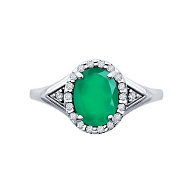 Кольцо Diamant - Серебро 925, Агат (арт. 94-310-00179-2)