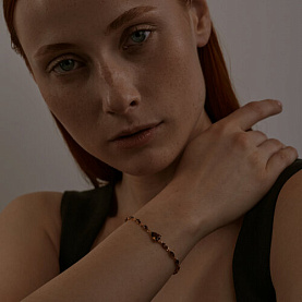 Браслет SOKOLOV - Серебро 925, Раухтопаз (арт. 92050164)