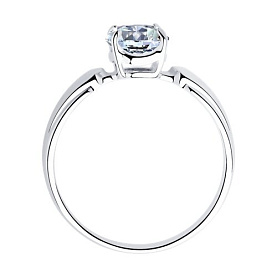 Кольцо SOKOLOV - Серебро 925, Swarovski (арт. 89010113)
