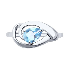 Кольцо Diamant - Серебро 925, Топаз (арт. 94-310-00594-1)