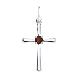 Подвеска SOKOLOV - Серебро 925, Гранат (арт. 92030719)
