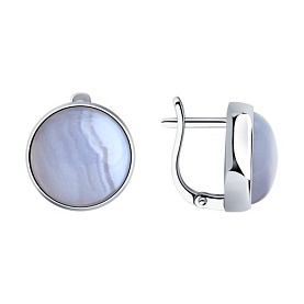 Серьги SOKOLOV - Серебро 925, Агат (арт. 83020175)
