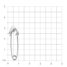 Булавка Talant - Серебро 925 (арт. 61-72-0000-12179)