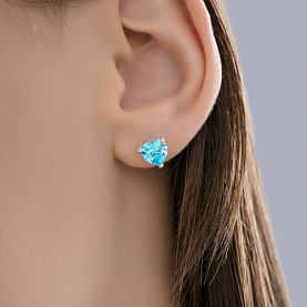 Серьги SOKOLOV - Серебро 925, Фианит (арт. 94027184-91)