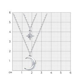 Колье SOKOLOV - Серебро 925, Фианит (арт. 94070690)