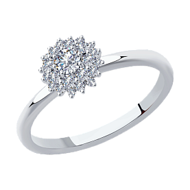 Кольцо SOKOLOV - Золото 585, Бриллиант (арт. 1011946)