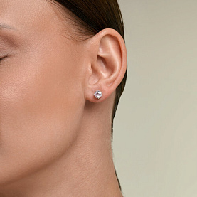 Серьги SOKOLOV - Серебро 925, Бриллианит (арт. 94027746)