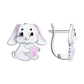 Серьги SOKOLOV - Серебро 925, Эмаль (арт. 94027116)