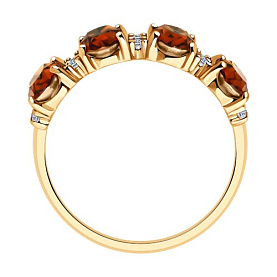 Кольцо SOKOLOV - Серебро 925, Кристалл, Фианит (арт. 93011110)