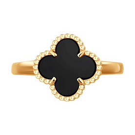 Кольцо SOKOLOV - Золото 585, Оникс (арт. 717202)