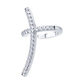 Серьга SOKOLOV - Серебро 925, Фианит (арт. 94170392)