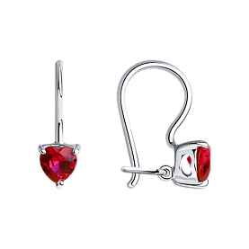 Серьги SOKOLOV - Серебро 925, Фианит (арт. 94020589)