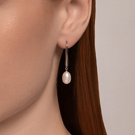 Серьги SOKOLOV - Серебро 925, Жемчуг культивированный (арт. 92022943)