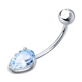 Пирсинг SOKOLOV - Серебро 925, Фианит (арт. 94060068)