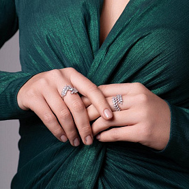 Кольцо Talant - Серебро 925, Фианит (арт. 20-72-0001-15824)