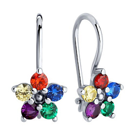 Серьги Diamant - Серебро 925, Фианит (арт. 94-120-02141-1)