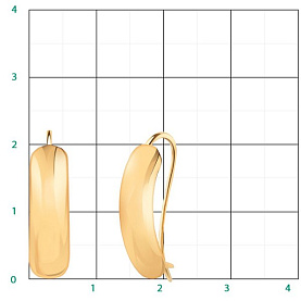 Серьги Атолл - Золото 585 (арт. 21211)