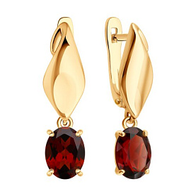 Серьги SOKOLOV - Серебро 925, Гранат (арт. 92025350)