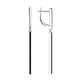 Серьги Diamant - Серебро 925, Фианит (арт. 94-121-01594-1)