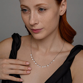 Колье SOKOLOV - Серебро 925, Фианит (арт. 94070349)