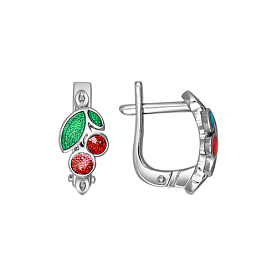 Серьги SOKOLOV - Серебро 925, Эмаль (арт. 94021190)