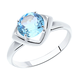 Кольцо Diamant - Серебро 925, Топаз (арт. 94-310-00783-1)