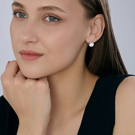 Серьги Diamant - Серебро 925, Фианит (арт. 94-120-00104-1)