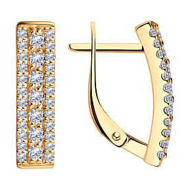 Серьги SOKOLOV - Серебро 925, Фианит (арт. 93020479)