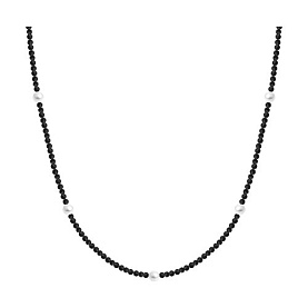 Колье SOKOLOV - Серебро 925, Жемчуг имитация, Шпинель (арт. 83070060)