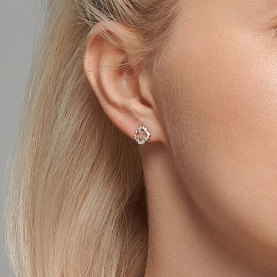 Серьги Diamant - Серебро 925, Фианит (арт. 94-122-01989-1)