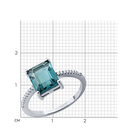 Кольцо SOKOLOV - Серебро 925, Фианит (арт. 94014900-91)