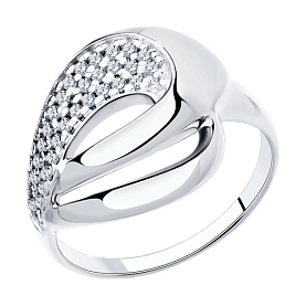 Кольцо Diamant - Серебро 925, Фианит (арт. 94-110-00691-1)