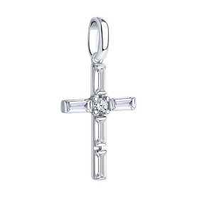 Подвеска SOKOLOV - Серебро 925, Фианит (арт. 94032364)