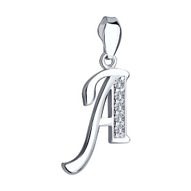 Подвеска SOKOLOV - Серебро 925, Фианит (арт. 94030450)