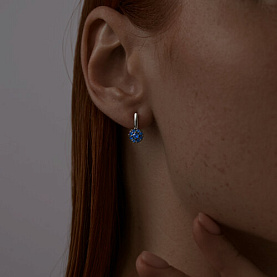 Серьги SOKOLOV - Серебро 925, Фианит (арт. 94021909)