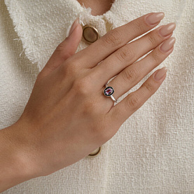 Кольцо SOKOLOV - Серебро 925, Аметист (арт. 92014841)