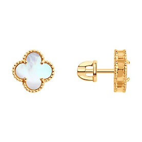 Серьги SOKOLOV - Золото 585, Перламутр (арт. 729083)