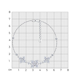 Браслет SOKOLOV - Серебро 925, Фианит (арт. 94051509)