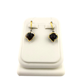 Серьги Янтарная волна - Серебро 925, Янтарь (арт. 821931к)