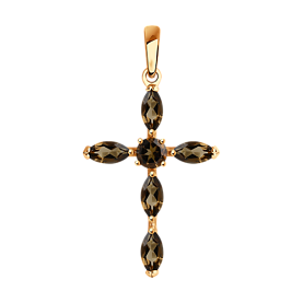 Подвеска SOKOLOV - Серебро 925, Раухтопаз (арт. 92030510)