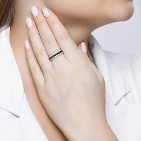 Кольцо SOKOLOV - Серебро 925, Фианит (арт. 94011271)