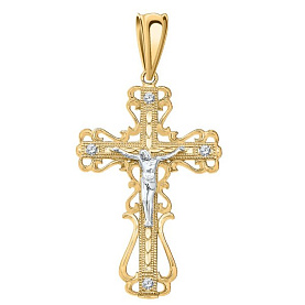 Подвеска Атолл - Золото 585, Фианит (арт. 3142)