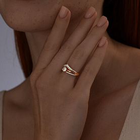 Кольцо SOKOLOV - Серебро 925, Фианит (арт. 93010657)