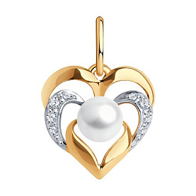 Подвеска SOKOLOV - Золото 375, Жемчуг культивированный (арт. 37793026)