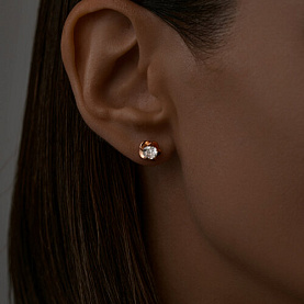 Серьги SOKOLOV - Серебро 925, Фианит (арт. 93021129)