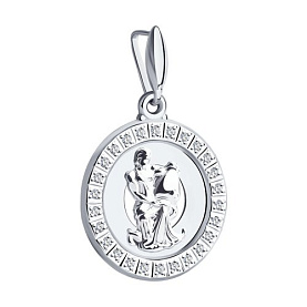 Подвеска SOKOLOV - Серебро 925, Фианит (арт. 94031393)