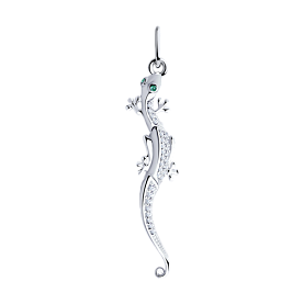 Подвеска SOKOLOV - Серебро 925, Фианит (арт. 94031249)