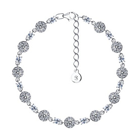 Браслет SOKOLOV - Серебро 925, Фианит (арт. 94051026)