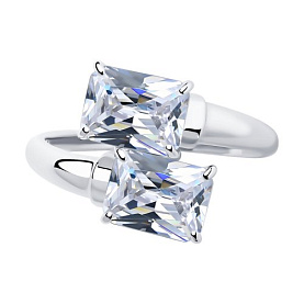 Кольцо SOKOLOV - Серебро 925, Фианит (арт. 94012075)