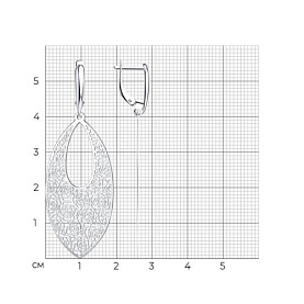 Серьги SOKOLOV - Серебро 925 (арт. 94021107)